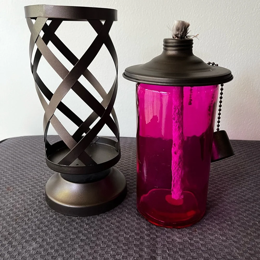 10 1/2” Outdoor Lanterns for Oil or Citronella Fluid